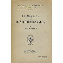 Adrien Maisonneuve, Paris Le Mandala du Manjusrimulakalpa, par Ariane Macdonald