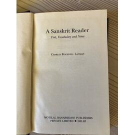 Motilal Banarsidas Publishers A Sanskrit Reader: Text, Vocabulary and Notes, by Charles Rockwell Lanman