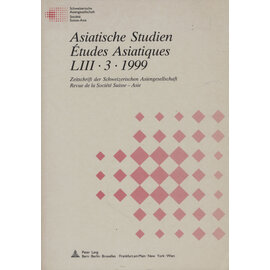 Francke Verlag Bern Asiatische Studien  - Études Asiatiques  LIII  - 3 / 1999