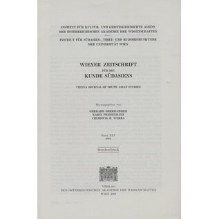 Wiener Zeitschrift für die Kunde Südasiens Methodological Comments Regarding Recent Research on Tibetan Art, by Christian Luvzanits