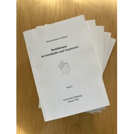 Universität Hamburg Buddhismus in Geschichte und Gegenwart, 5 Bände, von Klaus Glasshoff et al.