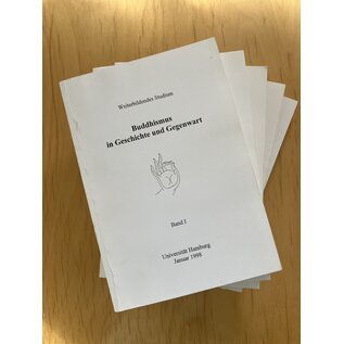 Universität Hamburg Buddhismus in Geschichte und Gegenwart, 5 Bände, von Klaus Glasshoff et al.