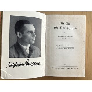 Niebelungen Verlag Berlin Ein Ritt für Deutschland, von Wilhelm-Karl Herrmann
