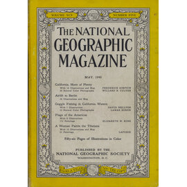 National Geographic Magazine A Women Paints the Tibetans, by Lea Lafugie in National Geographic Magazine