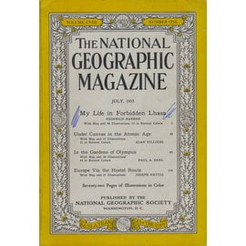 National Geographic Magazine My Life in Forbidden Lhasa, by Heinrich Harrer in National Geographic Magazine