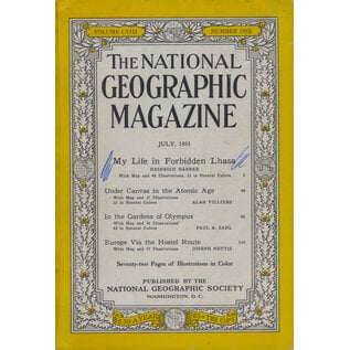 National Geographic Magazine My Life in Forbidden Lhasa, by Heinrich Harrer in National Geographic Magazine