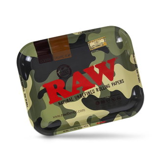 RAW RAW Army Camo Large Metal Rolling Tray