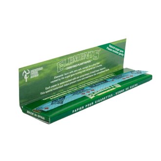 Elements Elements Green King Size Slim Rolling Papers