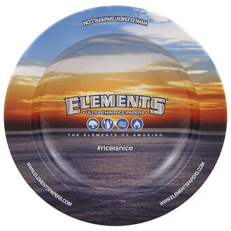 Elements Elements Round Metal Ashtray - Blue