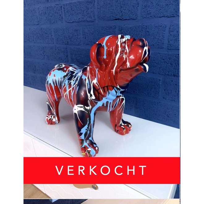 Sculpture - Bulldog - ''RED''