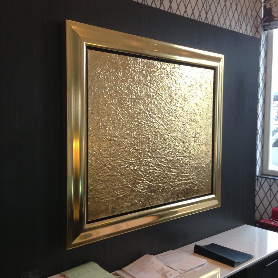 Gold gilded paintings on commission