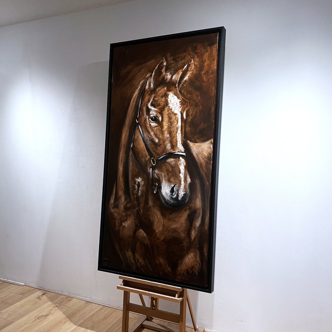 Painting - Master Series - 80x160 cm - Rick Triest - ''Portrait of a Beauty - horse''