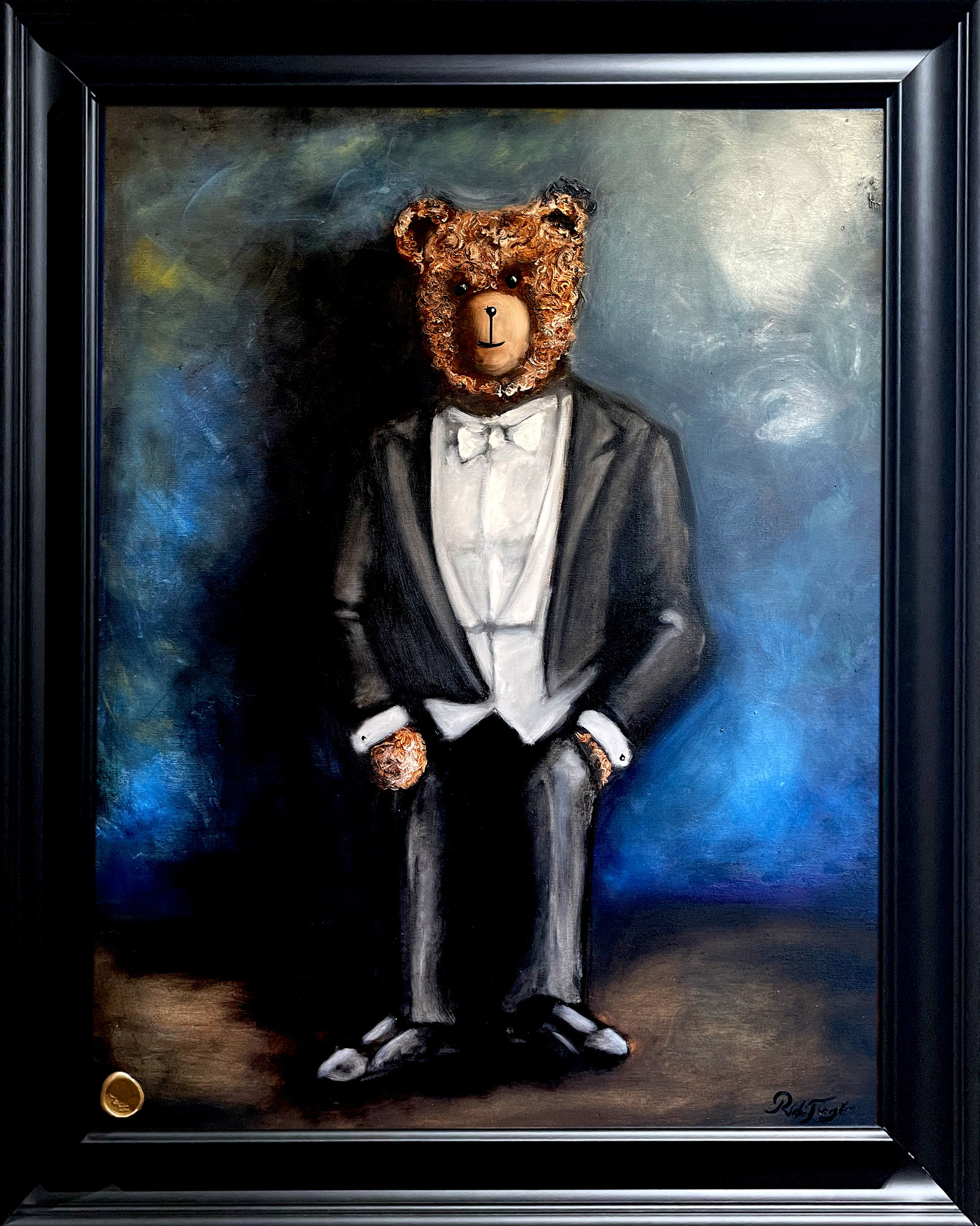 80x100 cm Triest -Sir Bobby de teddybeer - Rick Triest