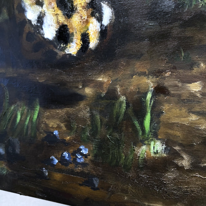 Painting - Master Series - 120x150 cm - Golden leopard