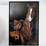 Painting - Master Series - 100x150 cm - Rick Triest - ''Starlight ready to go! '' - Horse