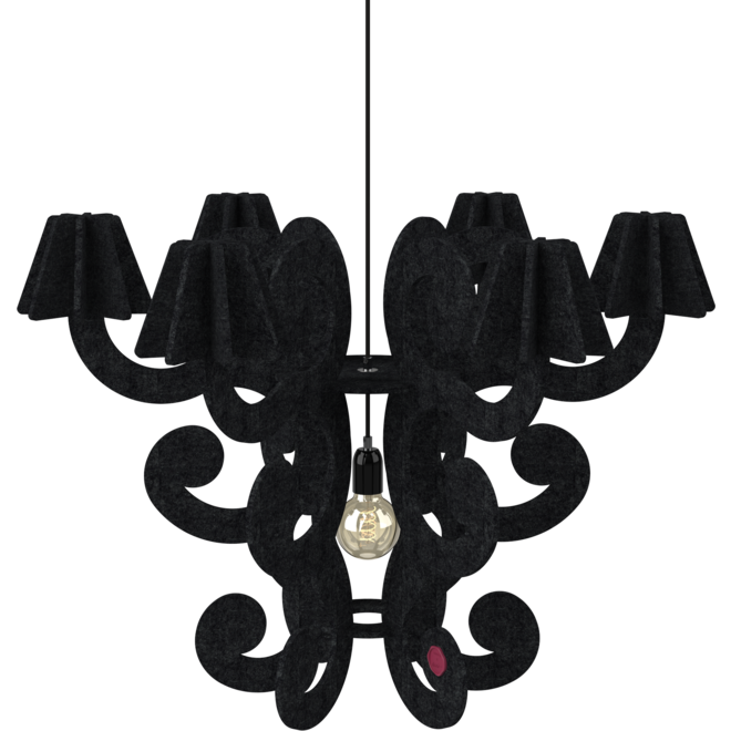 ARTIFELT - The Duchess chandelier - Zwart