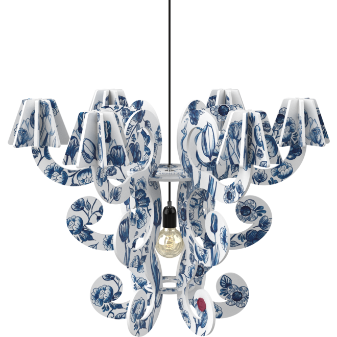 ARTIFELT - The Duchess chandelier - Delft Blauw