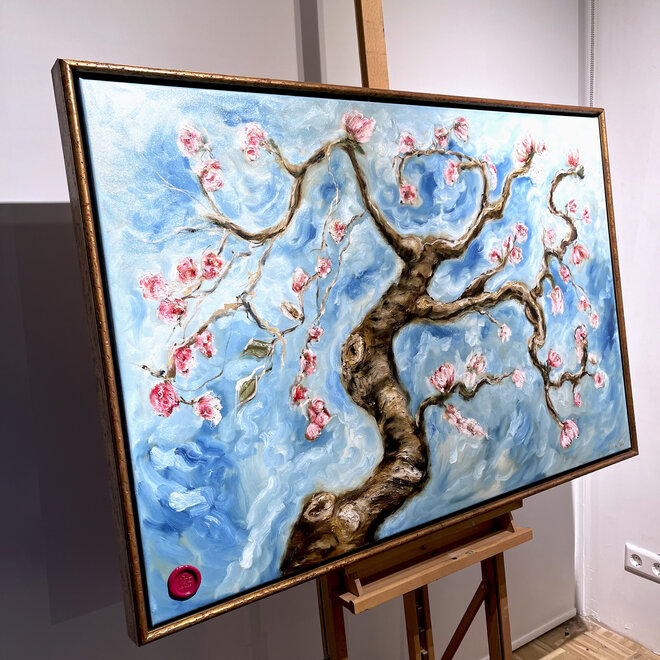 Oil painting- Rick Triest - 80x120 cm - Almond Blossom - #5