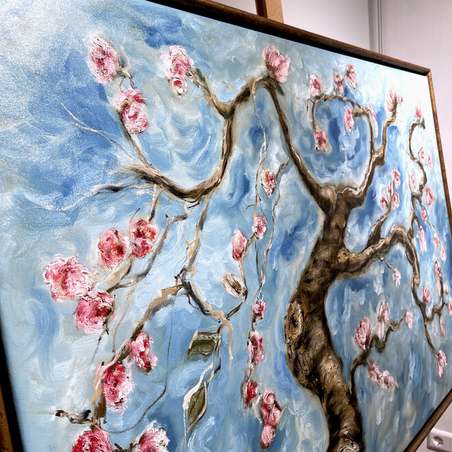 Oil painting- Rick Triest - 80x120 cm - Almond Blossom - #5