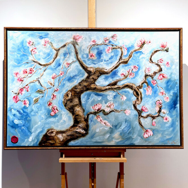 Oil painting- 80x120 cm - Almond Blossom - #5