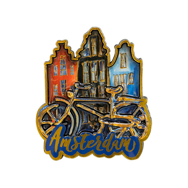 Designed by Rick Triest TS Collection - Magnet Canalhouses A'dam bike kleur D8x9 H1