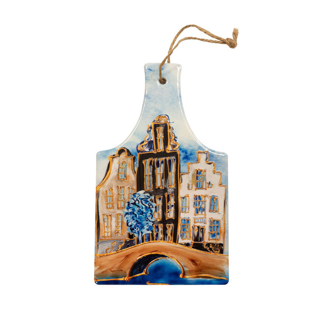 Designed by Rick Triest TS Collection- Kaasplank Canalhouses black D13x1 H22