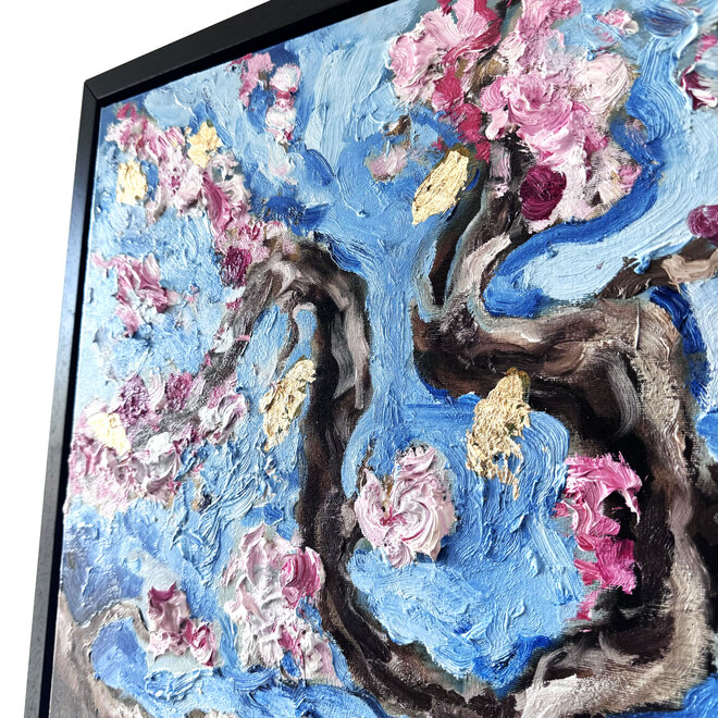 Oil painting- Rick Triest - 80x80 cm - Almond Blossom - #9