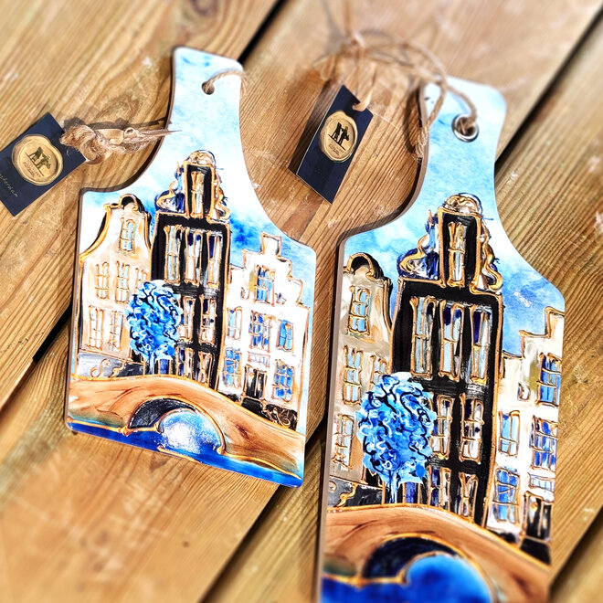 Designed by Rick Triest TS Collection- Kaasplank Canalhouses black D13x1 H22