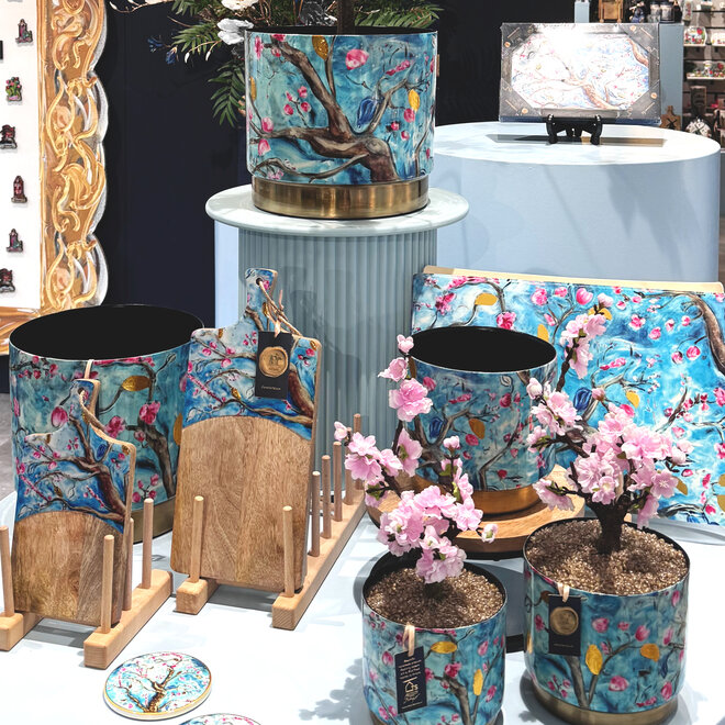 Designed by Rick Triest TS Collection - Pot serie Blossom Blue - per stuk