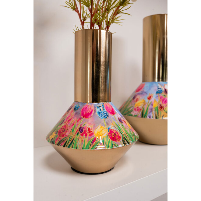 Designed by Rick Triest TS Collection - Tulpen - Vaas Dutch beauty spring D14 H19 - Medium