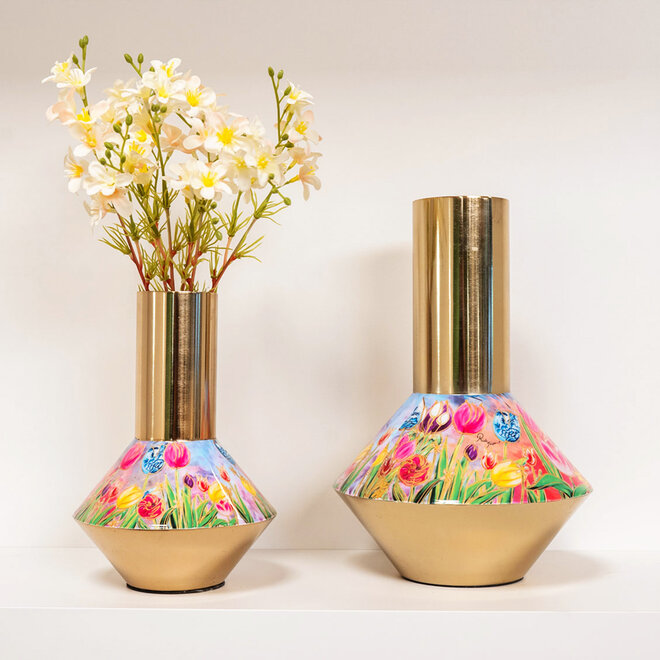 Designed by Rick Triest TS Collection - Tulpen - Vaas Dutch beauty spring D14 H19 - Medium