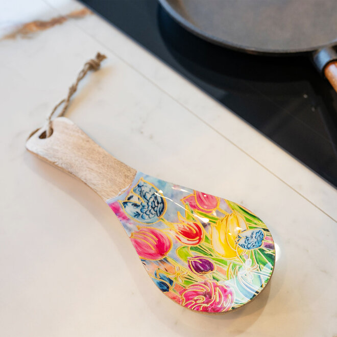 Designed by Rick Triest TS Collection - Tulpen - Lepel XL Dutch beauty spring D27x10 H3