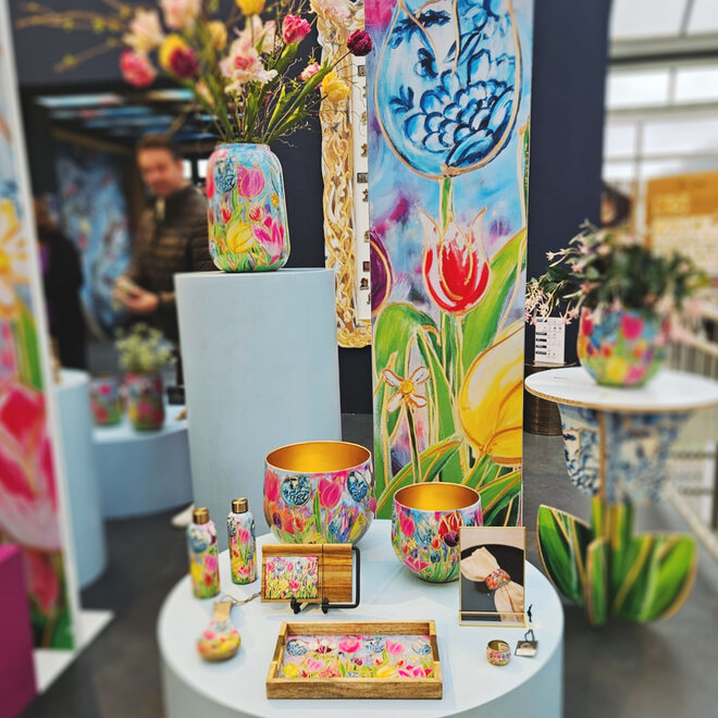 Designed by Rick Triest TS Collection - Tulpen - wandtegel Dutch beauty spring - 10x13 cm