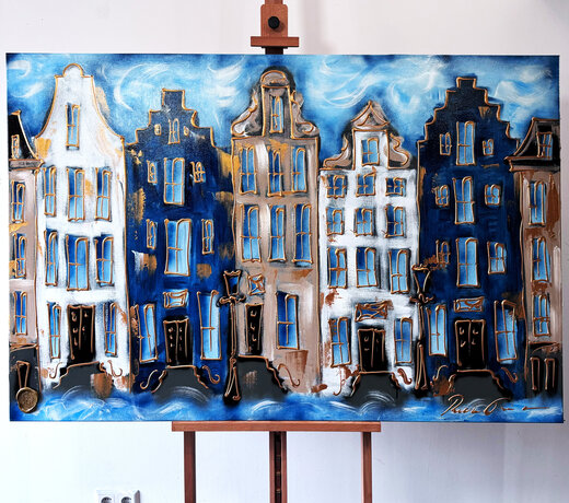 Paintings - Amsterdam by artist Rick Triest