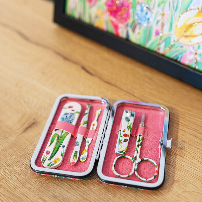 Designed by Rick Triest - Tulpen - Manicureset Dutch beauty spring D11x7 H2