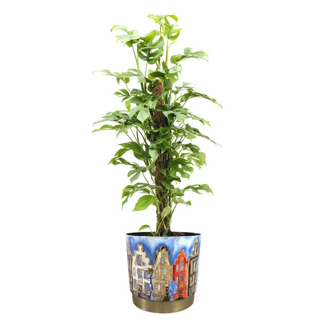 Designed by Rick Triest - Pot serie Canalhouses red - per stuk - Medium
