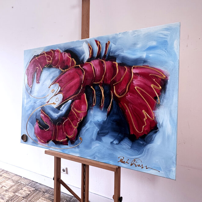 Schilderij- 80x120x2,5 cm - Rick Triest - Lobster Time! - #3