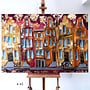 Painting- 100x150cm - Rick Triest - Amsterdam Herengracht - Colordrenching - #2