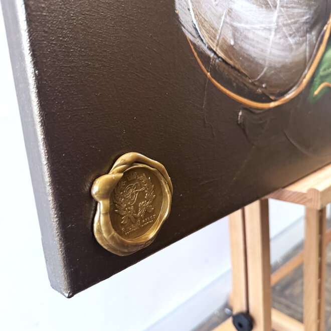 Schilderij - 100x120 cm - Rick Triest - XL Tulips - Bronze paint - #2