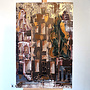 Painting- 80x120x4,5 cm - Rick Triest - Amsterdam LUXURY style - grachten gevels in omber & Gold #233