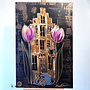 Painting  - 80x120 cm - Rick Triest - Hollands tafereel - Omber & Gold #1