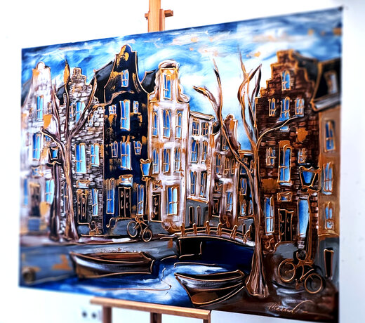 Schilderijen - Amsterdam door kunstenaar Rick Triest