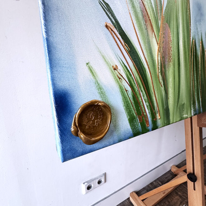 Schilderij - 100x150 cm - Rick Triest - Tulpenmanie - Hollandse tulpen #10