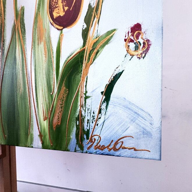 Painting  - 100x150 cm - Rick Triest - Tulpenmanie - Hollandse tulpen #9