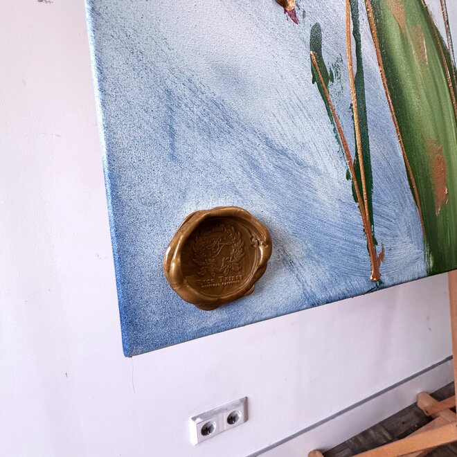 Schilderij - 100x150 cm - Rick Triest - Tulpenmanie - Hollandse tulpen #9