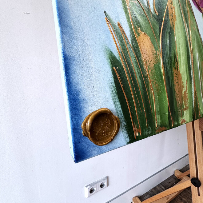 Painting - 100x150 cm - Rick Triest - Tulpenmanie - Hollandse tulpen #8