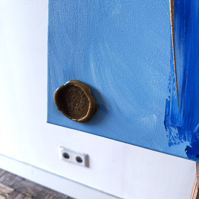 Painting  - 70x100 cm - Rick Triest  - Contemporary tulip composition #4