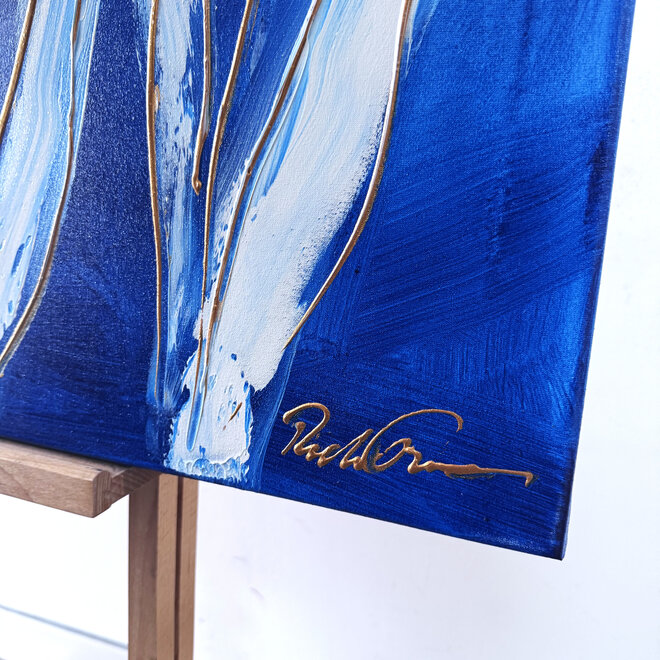 Schilderij - 70x100 cm - Rick Triest - Contemporary tulip composition #3