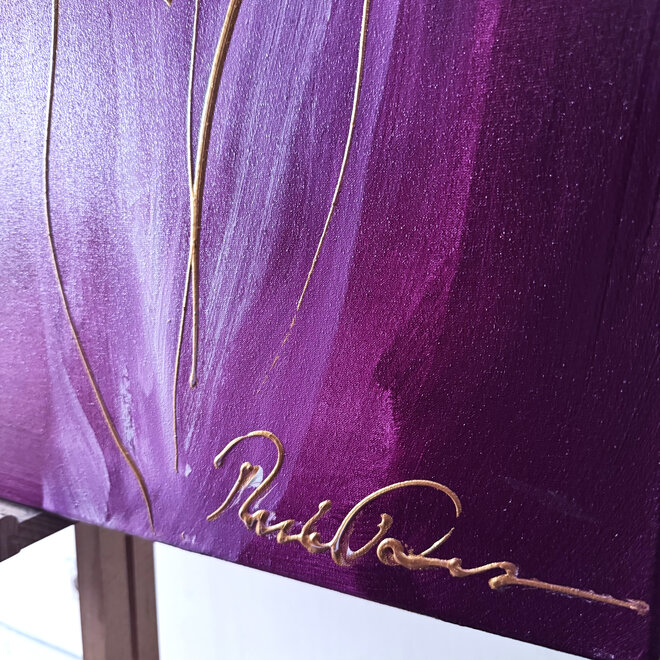 Painting  - 80x120 cm - Rick Triest -  Contemporary tulip composition #2