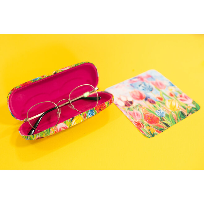 Designed by Rick Triest  TS Collection - Tulpen -Brillenkoker Dutch Beauty spring D17x7 H4